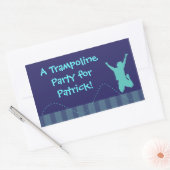 Fun Trampolin Geburtstagsparty Stickers - Jungs (Umschlag)