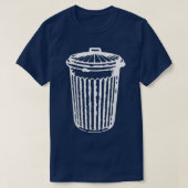 Fun TRASH CAN Garbage Day T-Shirt (Design vorne)