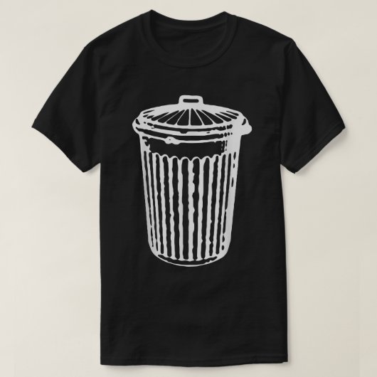 Fun TRASH CAN Garbage Day  T-Shirt (Design vorne)