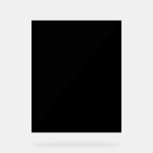 Fun TravDog mit Beutel Grafik für Koffer Lo Acrylschild (Vorderseite)