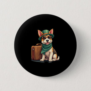 Fun TravDog mit Beutel Grafik für Koffer Lo Button