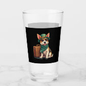 Fun TravDog mit Beutel Grafik für Koffer Lo Glas (Vorderseite)