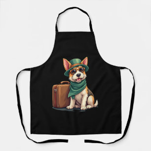 Fun TravDog mit Beutel Grafik für Koffer Lo Schürze