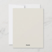 Fun Trendy Happy Holidays Ski Resort Feiertagskarte (Rückseite)