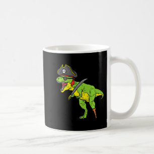 Fun TRex Pirate Dinosaur Dino Cute Halloween Costu Kaffeetasse
