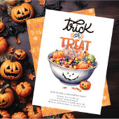 Fun Trick oder Treat Candy Halloween Einladung