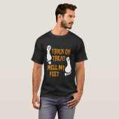 Fun Trick oder Treat duften meine Füße Halloween T-Shirt (Vorne ganz)