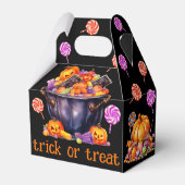 Fun Trick oder Treat Halloween Geschenkschachtel (Vorderseite)
