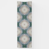 Fun Trippy Hippy Psychedelic Fraktal Kaleidoskop Banner (Vertikal)