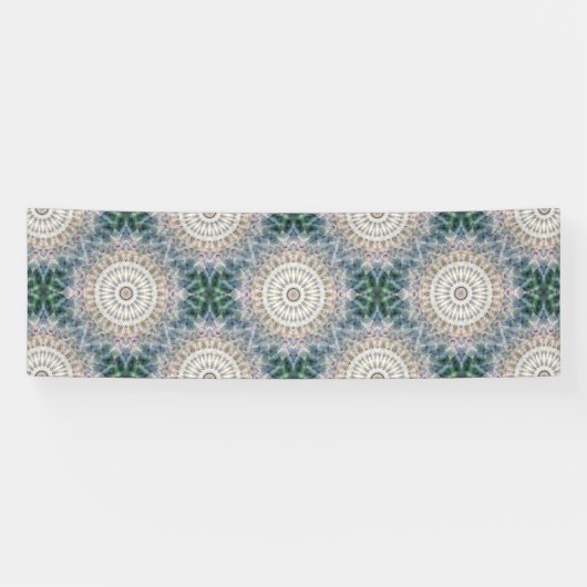 Fun Trippy Hippy Psychedelic Fraktal Kaleidoskop Banner (Horizontal)