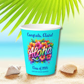 Fun Tropical Aloha Abschluss Pappbecher