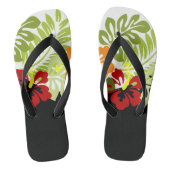 Fun Tropical Style Dreh Flop Sandals Badesandalen (Fußbett)
