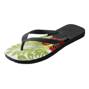 Fun Tropical Style Dreh Flop Sandals Badesandalen