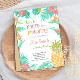 Fun Tropical Summer Party Card für Kinder oder Erw Einladung