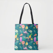 Fun Tropical Summer Pattern Tasche (Vorderseite)