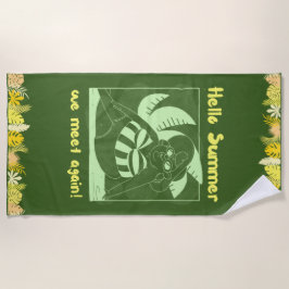 Fun Tropical Summer Strandtuch
