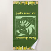Fun Tropical Summer Strandtuch (Vorderseite)