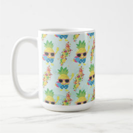 Fun tropisches Muster Kaffeetasse