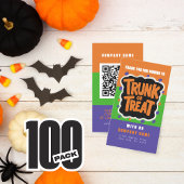 Fun Trunk oder Leckerei Halloween Visitenkarten Visitenkarte
