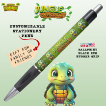 Fun Turtle Cute Tortoise, Jungle Welcome Gift Pen