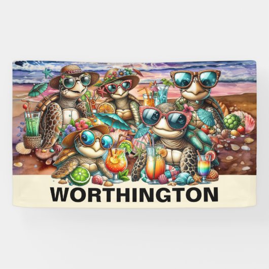 Fun Turtles Ansammlung Banner (Horizontal)