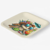 Fun Turtles Ansammlung Pappteller (Gewinkelt)