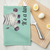 Fun Twin Zebra Geschirrtuch (Viertel Falte)