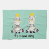 Fun Twin Zebra Geschirrtuch (Horizontal)