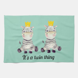 Fun Twin Zebra Geschirrtuch