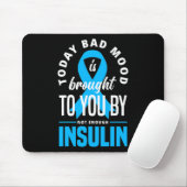 Fun Typ 1 Diabetes T1d Krieger Fun Diabetes Mousepad (Mit Mouse)