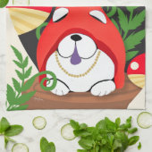 FUN TYP die Küchenhundhandtücher der Kuhknochen Geschirrtuch (Gefaltet)