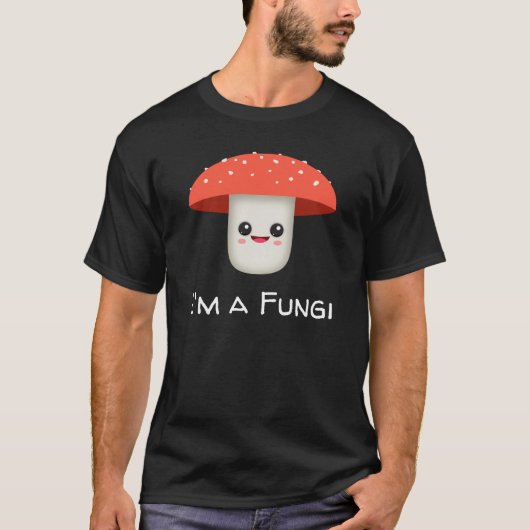 Fun Typ Fungi Mushroom T-Shirt (Vorderseite)
