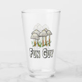 Fun Typ Funny Mushroom Puff Glas (Rückseite)