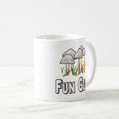 Fun Typ Funny Mushroom Puff Kaffeetasse (VorderseiteRechts)