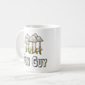 Fun Typ Funny Mushroom Puff Kaffeetasse (Vorderseite Links)