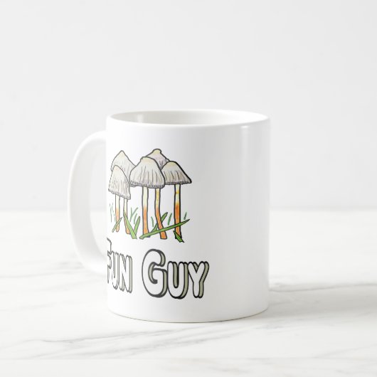Fun Typ Funny Mushroom Puff Kaffeetasse (Vorderseite Links)