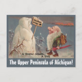 Fun U.P. Yooper Oberhalbinsel Michigan POSTCARD Postkarte (Vorderseite)