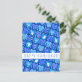 Fun Ugly Chanukah Sweaters Niedlich CUSTOM Urlaub Postkarte (Stehend Vorderseite)