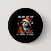 Fun Ugly Christmas Traditions Celebration Funny Ch Button (Vorderseite)