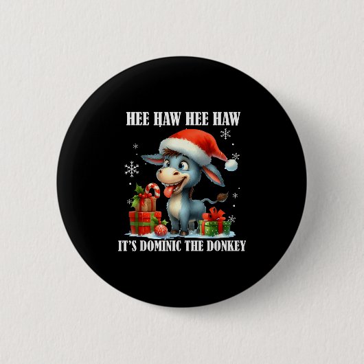 Fun Ugly Christmas Traditions Celebration Funny Ch Button (Vorderseite)