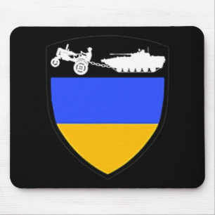 Fun Ukraine Bauer Traktor Schlepptageblock Meme Mousepad