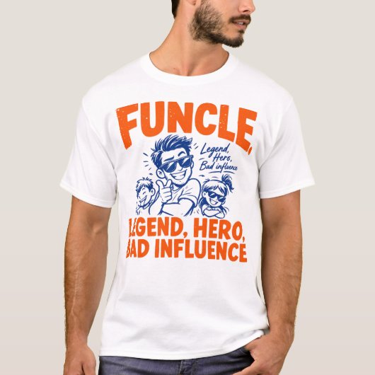 Fun Uncle Gift Shirt (Vorderseite)