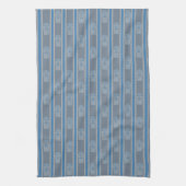 Fun und Extravagant Blue Gray Popcorn Geschirrtuch (Vertikal)
