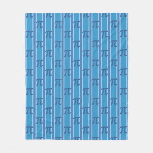 Fun und Extravagant Blue PII 3.142 Fleecedecke (Vorderseite)