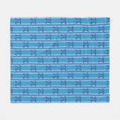 Fun und Extravagant Blue PII 3.142 Fleecedecke (Vorderseite (Horizontal))