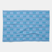 Fun und Extravagant Blue Popcorn Geschirrtuch (Horizontal)