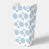 Fun und Extravagant Blue Spirals Popcorn Geschenkschachtel (Vorderseite)
