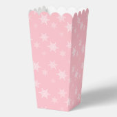 Fun und Extravagant rosa Schneeflocken Popcorn Geschenkschachtel (Rückseite)