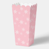 Fun und Extravagant rosa Schneeflocken Popcorn Geschenkschachtel (Vorderseite)