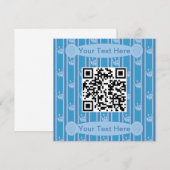 Fun und Extravaganter QR-Code für Bowling Einladung (Vorne/Hinten)
